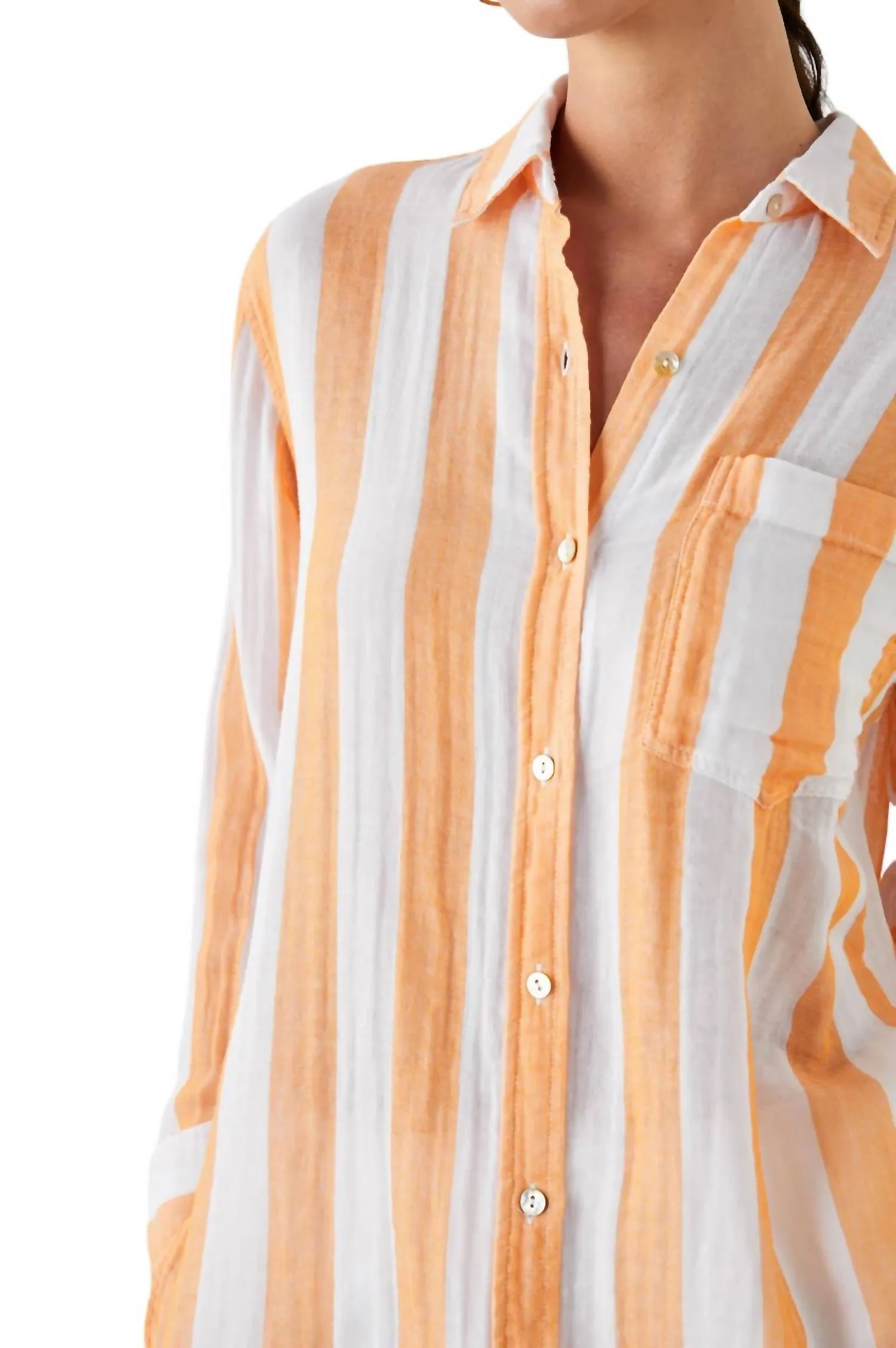 Jaylin Shirt In Ortona Stripe