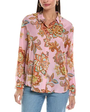 Johnny Was Silk Shirt