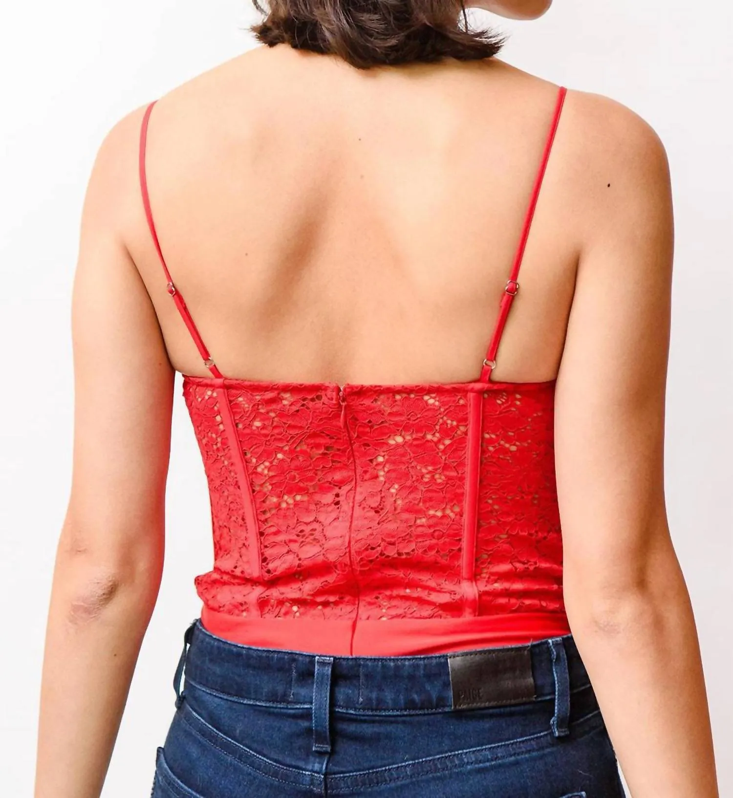 Jora Bodysuit In Red