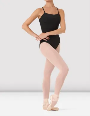 Jubilee Mesh Back Cami Leotard In Black