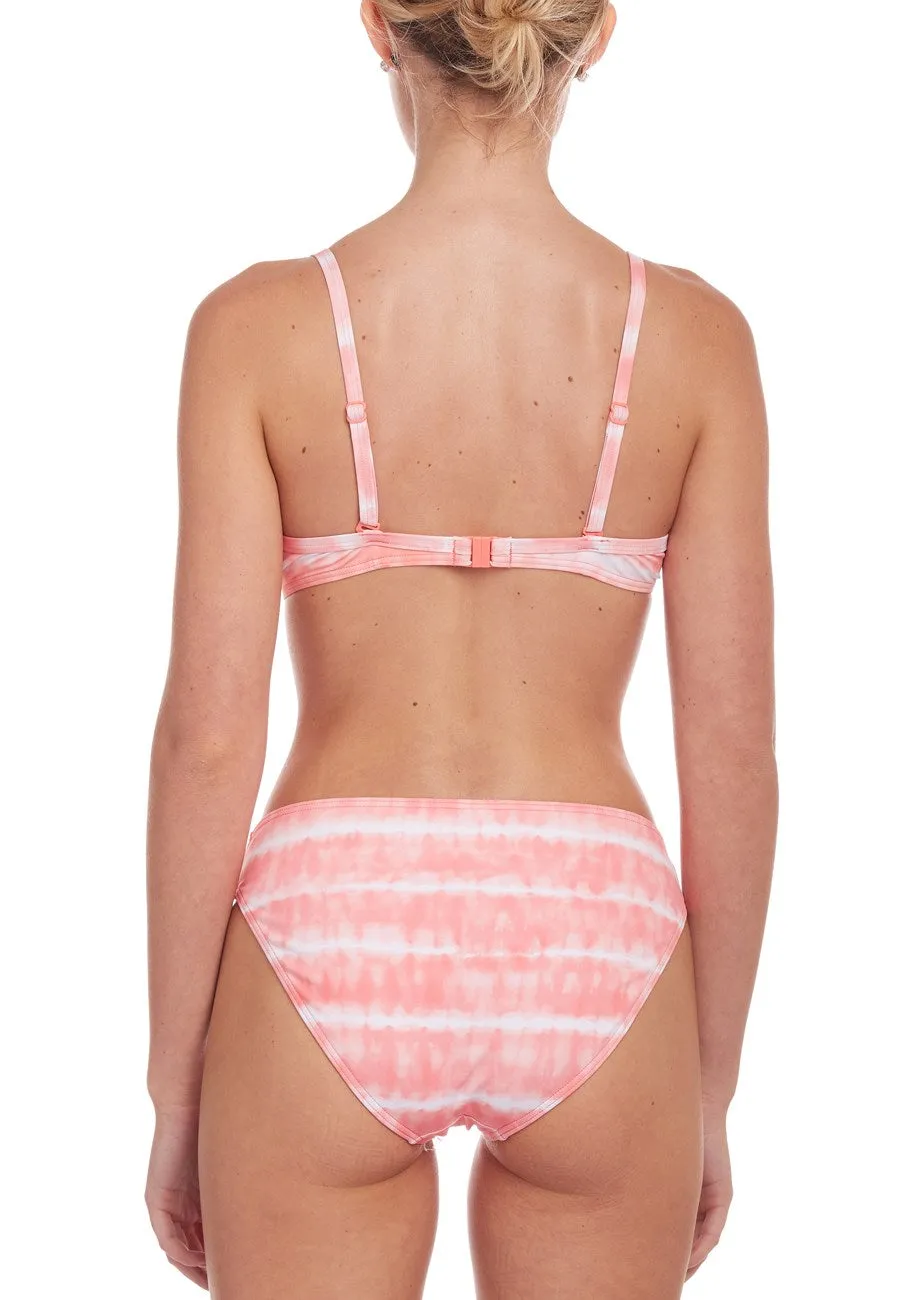 LASCANA Women's Tie Dye Underwire Bikini Top
