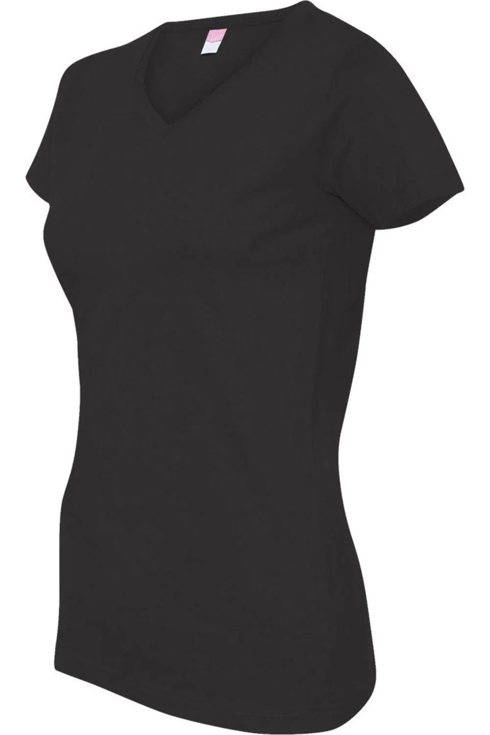 LAT Women´s V-Neck Fine Jersey Tee