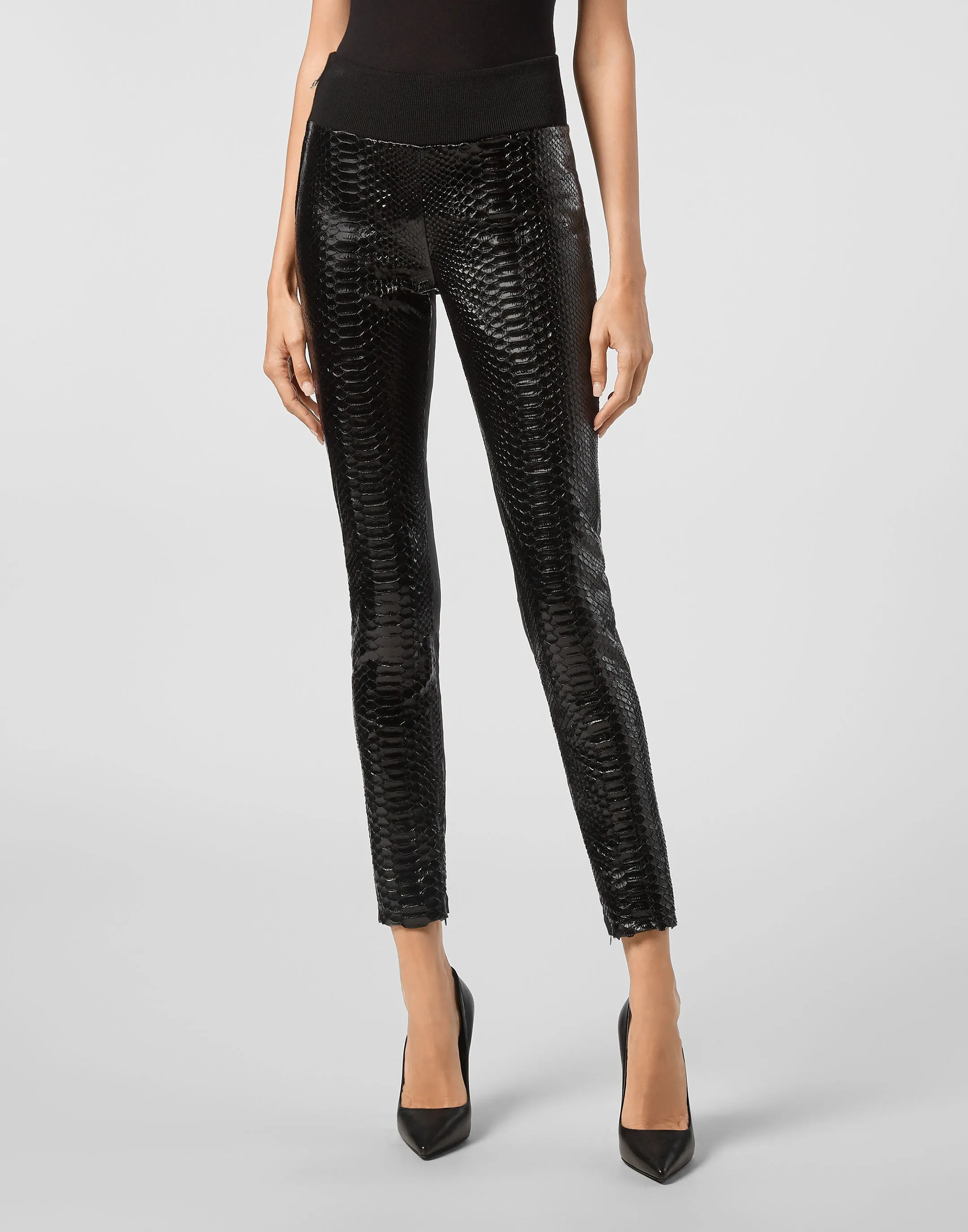 Leather Leggings Crystal
