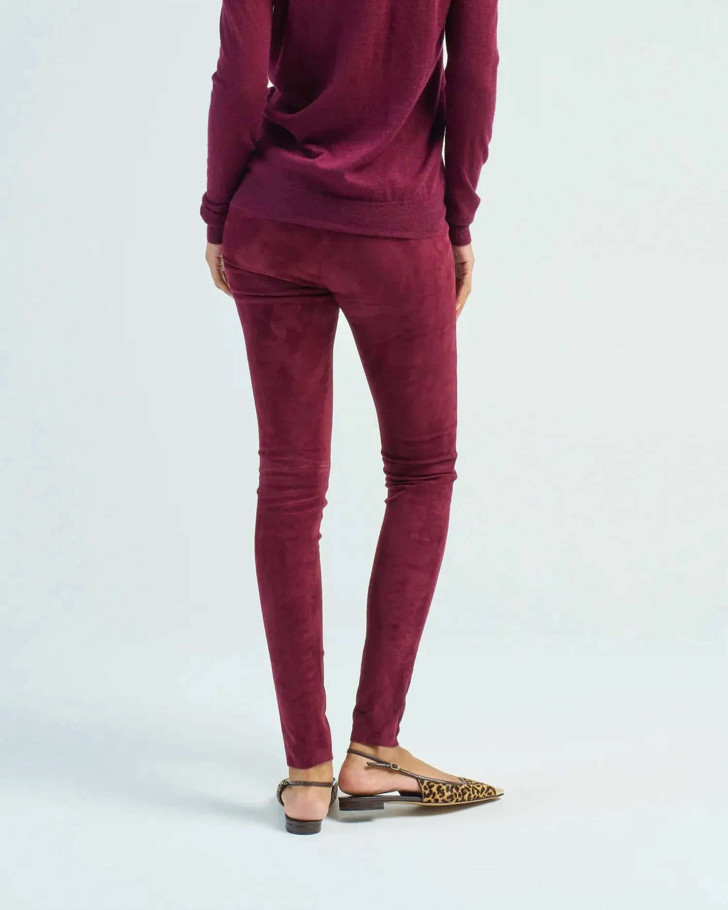Legging Pants In Merlot