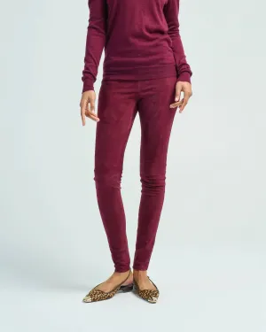 Legging Pants In Merlot