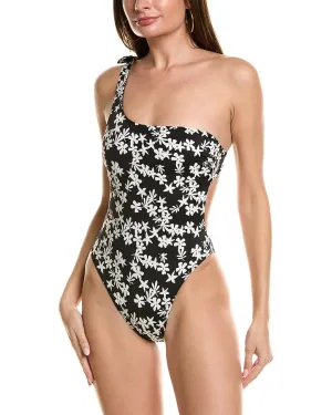 Lemlem One-Shoulder One-Piece