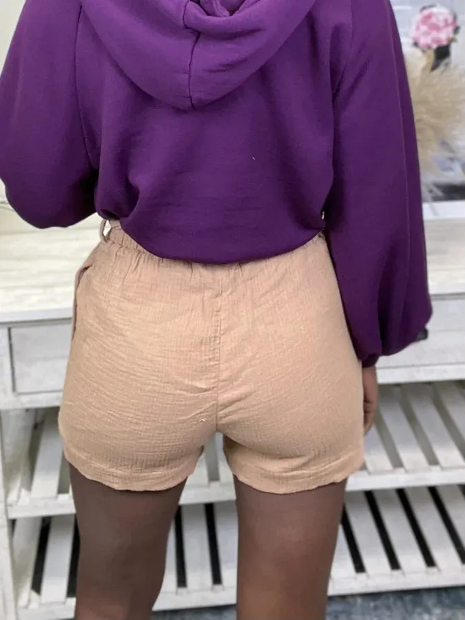 Let's Live It Up Women's Removable Belt Shorts
