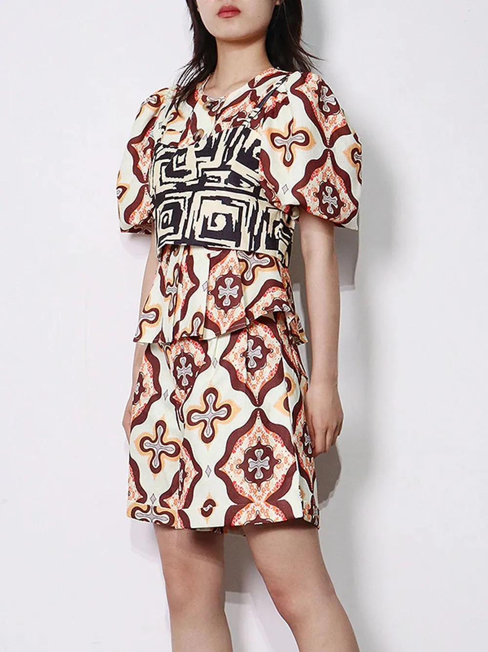 LIA Top, Jacket & Shorts Set