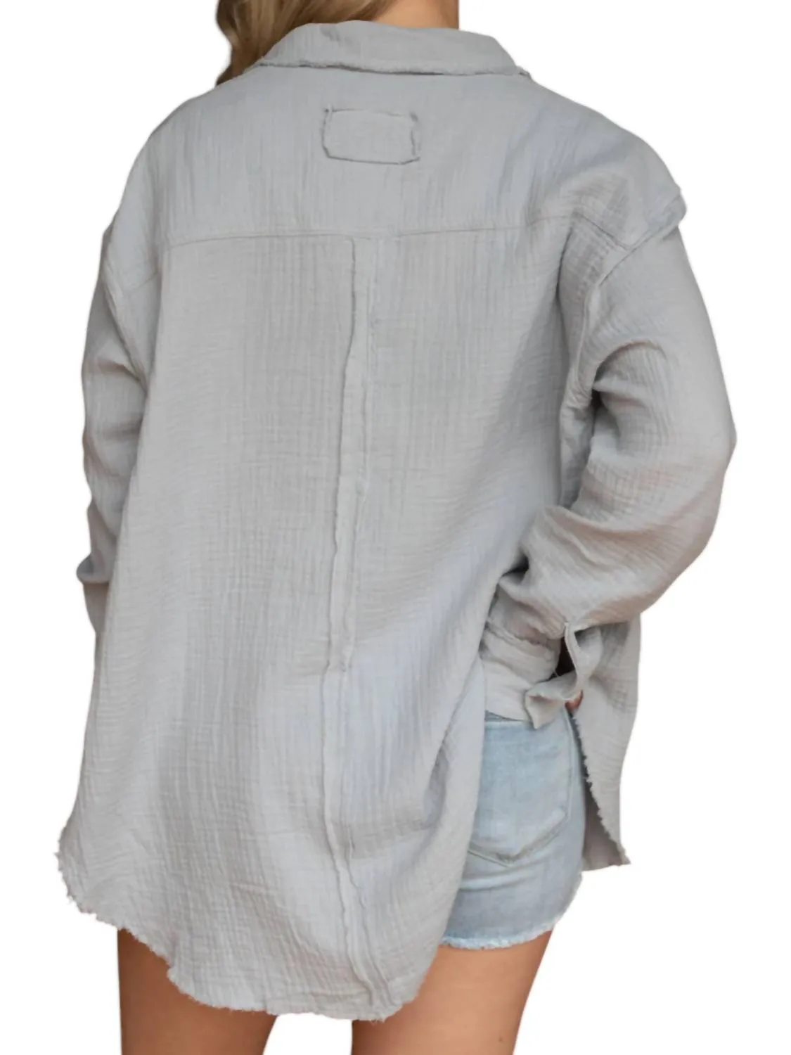 Linen Top In Sky
