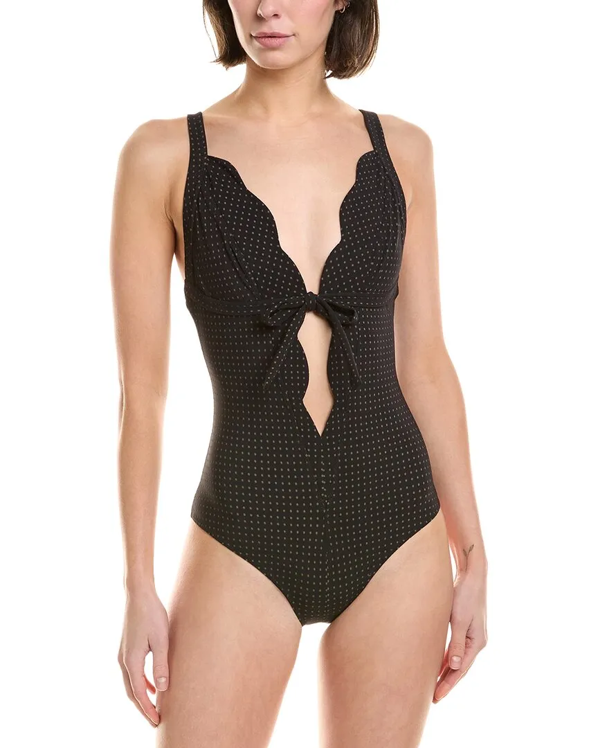 Lis Marie Fernandez Scallop Bow Maillot One-Piece