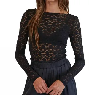 Lizzie Bodysuit In Black