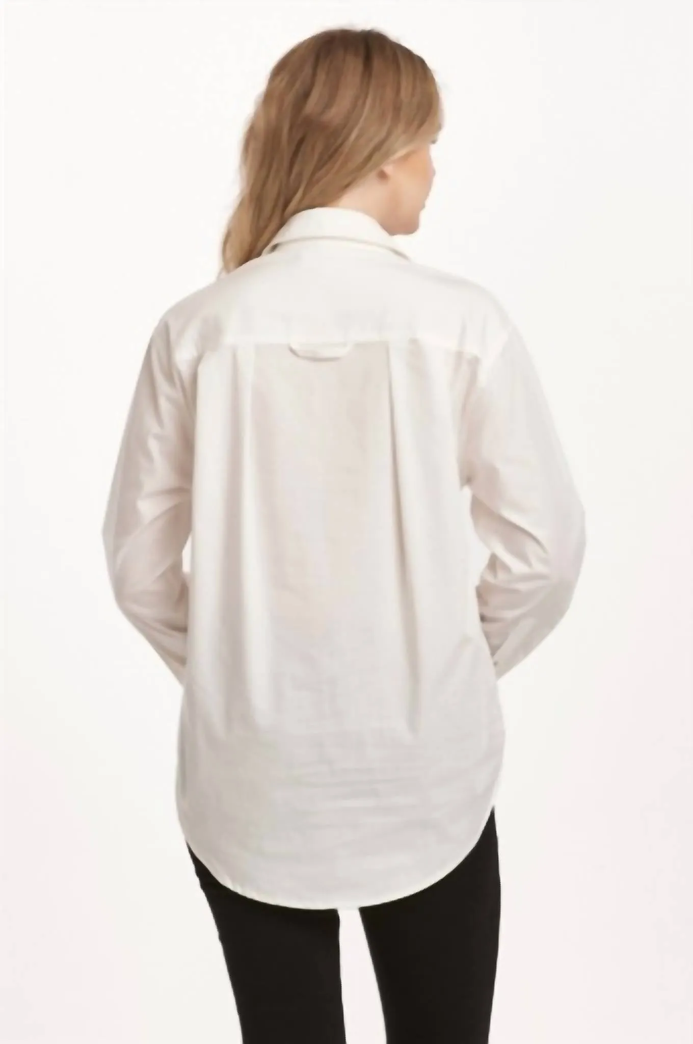 Lola Button Down Shirt In White