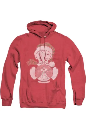 Looney Tunes Tweey Globe Adult Heather Hoodie / Hooded Sweatshirt