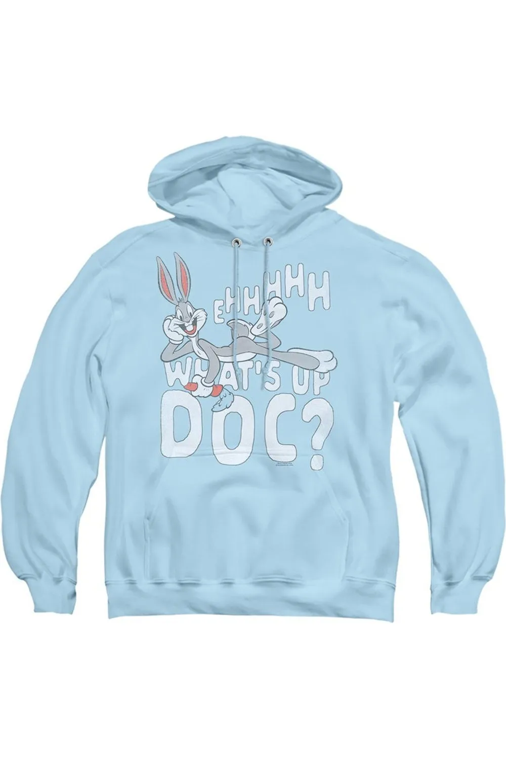 Looney Tunes Whats Up Adult Pull Over Hoodie / Hooded Sweatshirt