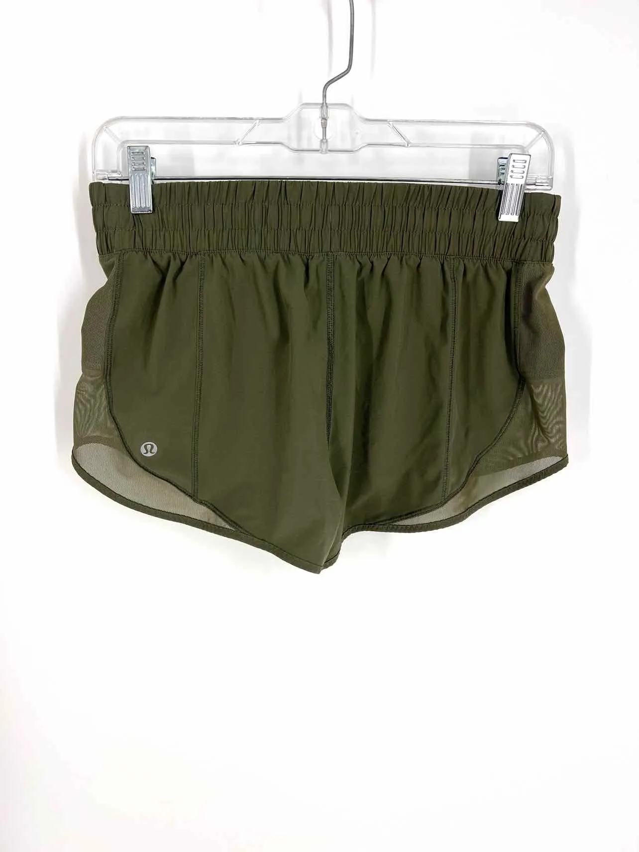 Lululemon Athletica Size 6 Olive Solid Activewear Shorts