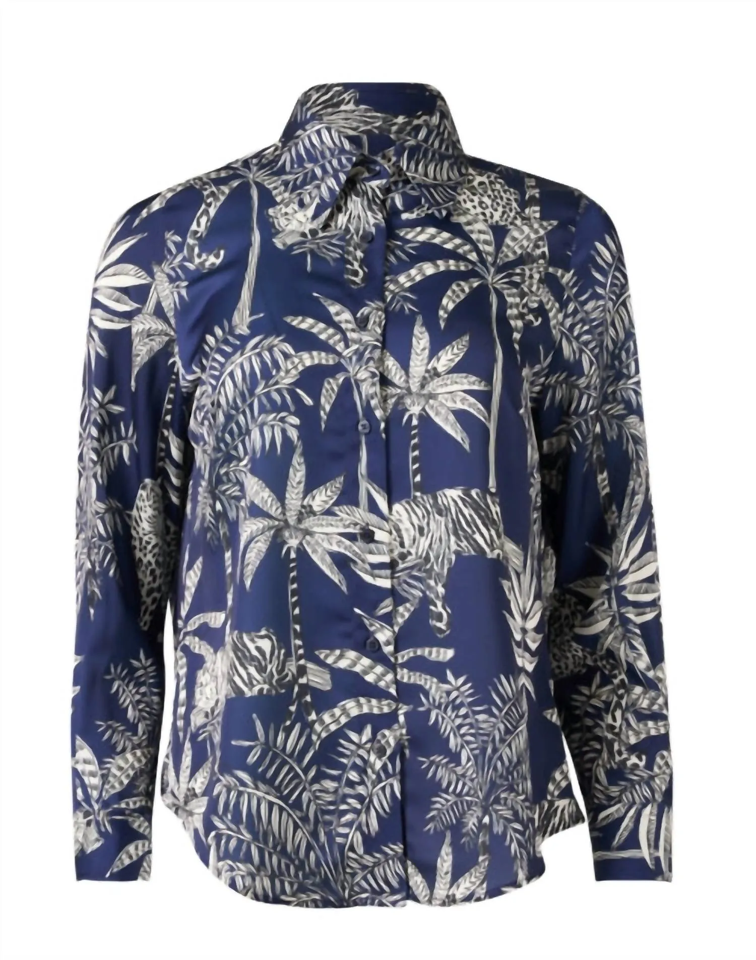 Mafalda Shirt In Selva Azul