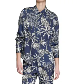 Mafalda Shirt In Selva Azul