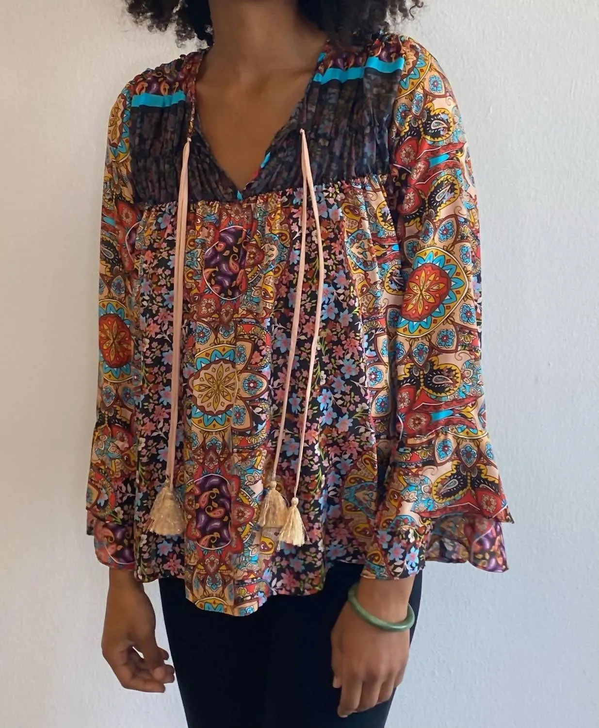 Mandala Margot Blouse In Multi A