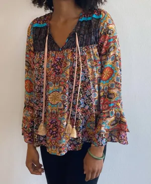 Mandala Margot Blouse In Multi A