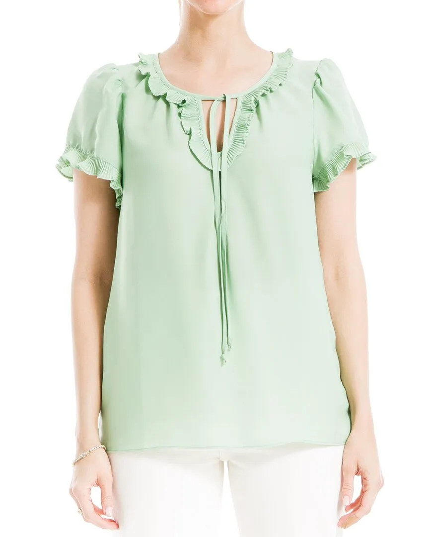 Max Studio V Neck Blouse