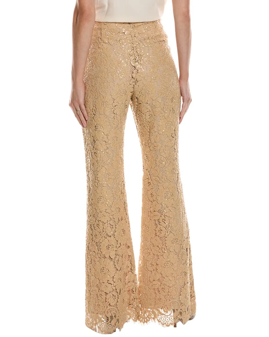 Michael Kors Floral Lace Paillette Flare Pant