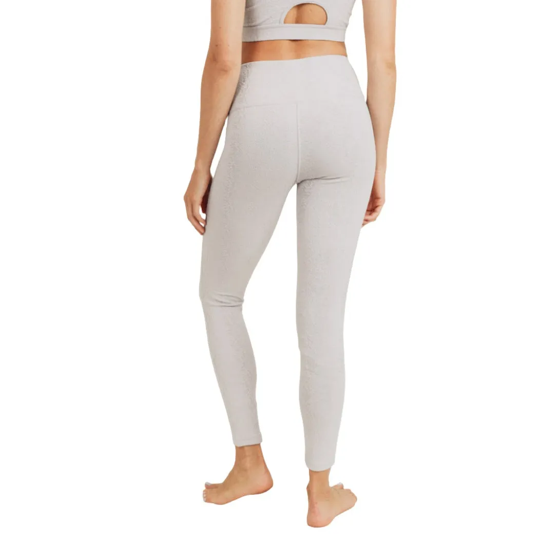 Mono B Snake Texture Leggings APH8035
