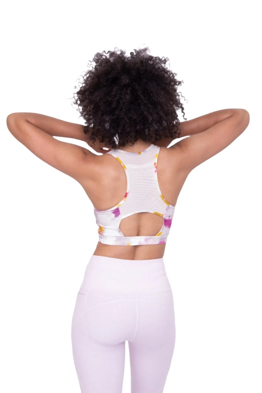Mono B Watercolor Floral Sports Bra AT3106