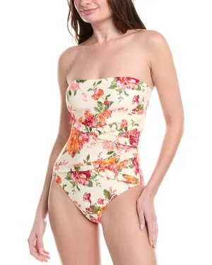 Monte and Lou Delight Spliced Frill Bandeau One-Piece