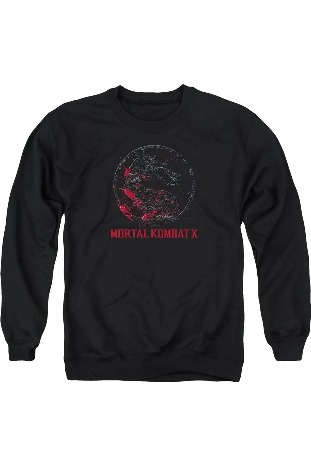 Mortal Kombat X Bloody Seal Adult Crewneck Sweatshirt