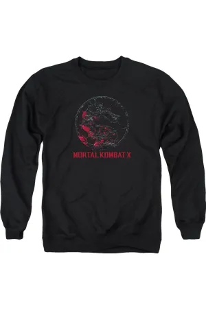 Mortal Kombat X Bloody Seal Adult Crewneck Sweatshirt