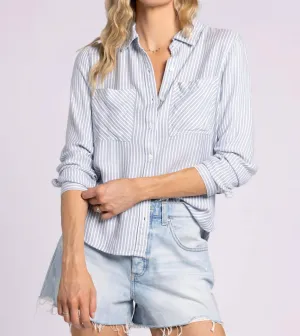 Myla Shirt In Bluefin Stripe