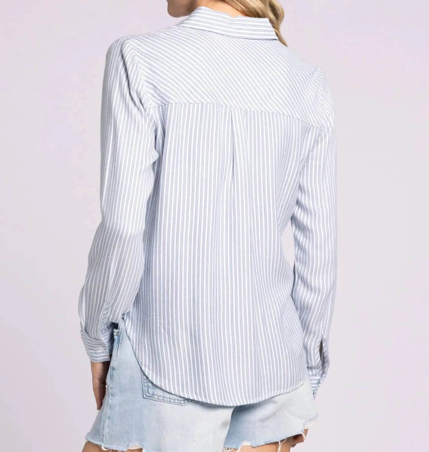 Myla Shirt In Bluefin Stripe