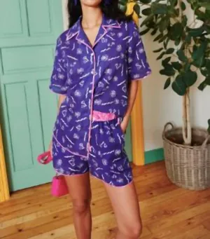 Nakuru "pj" Top In Blue