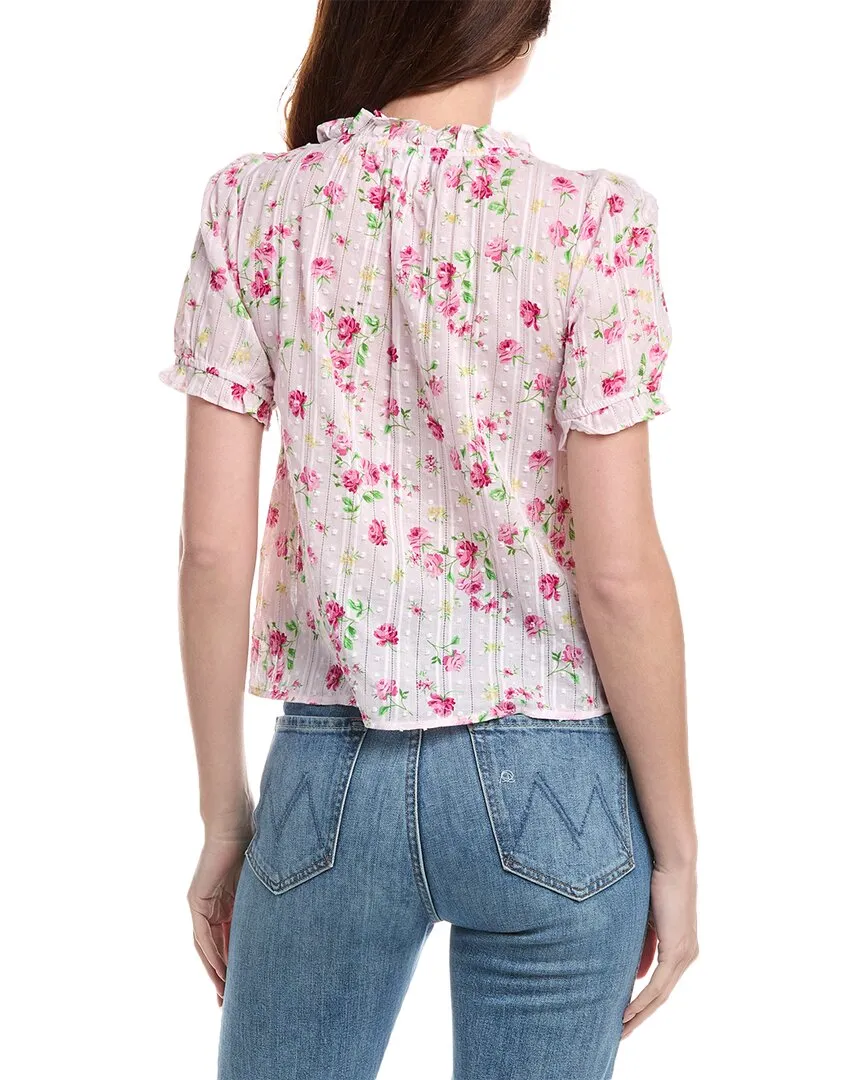 Nanette Nanette Lepore Swiss Dot Blouse
