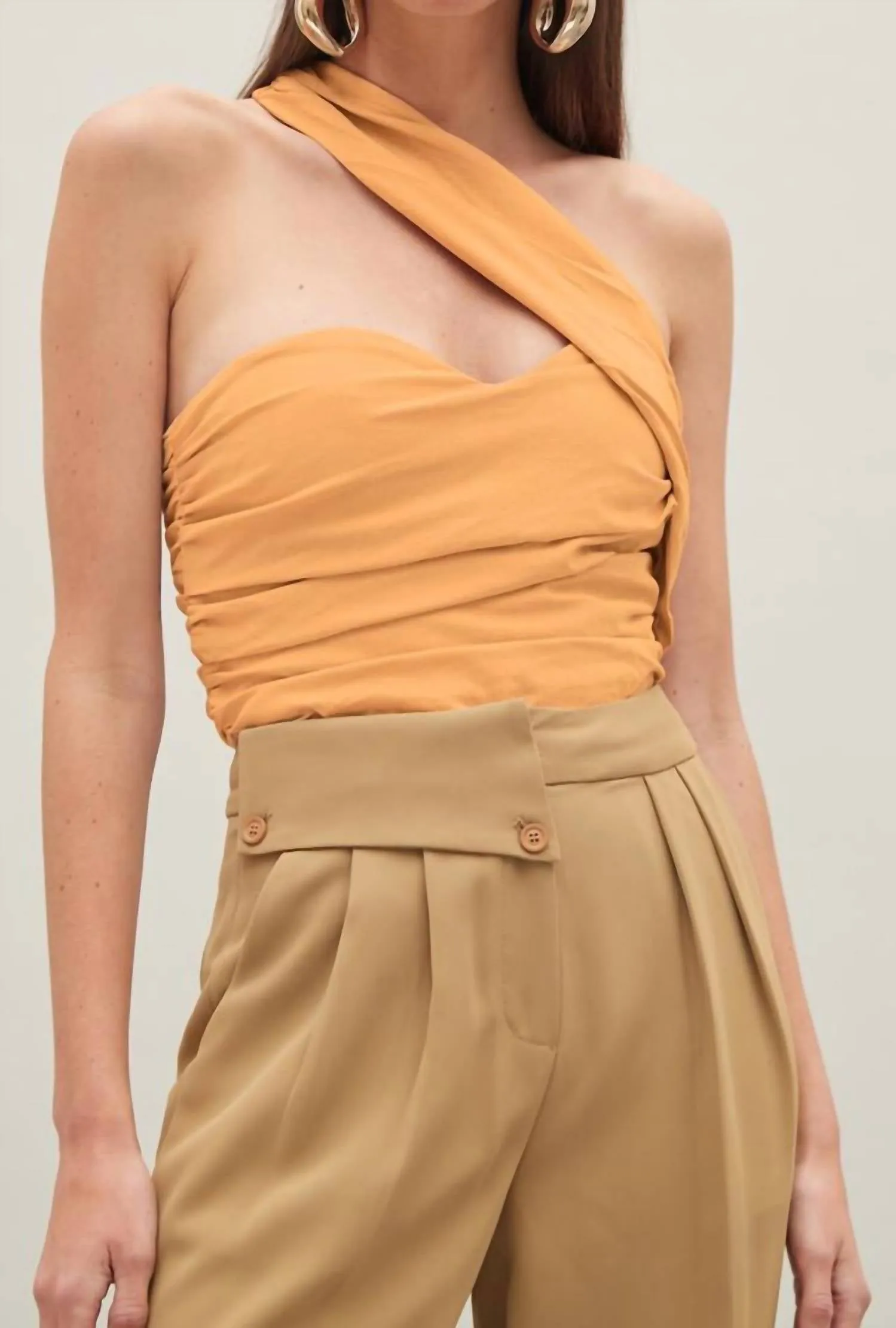 Never Really Over Bodysuit In Mango