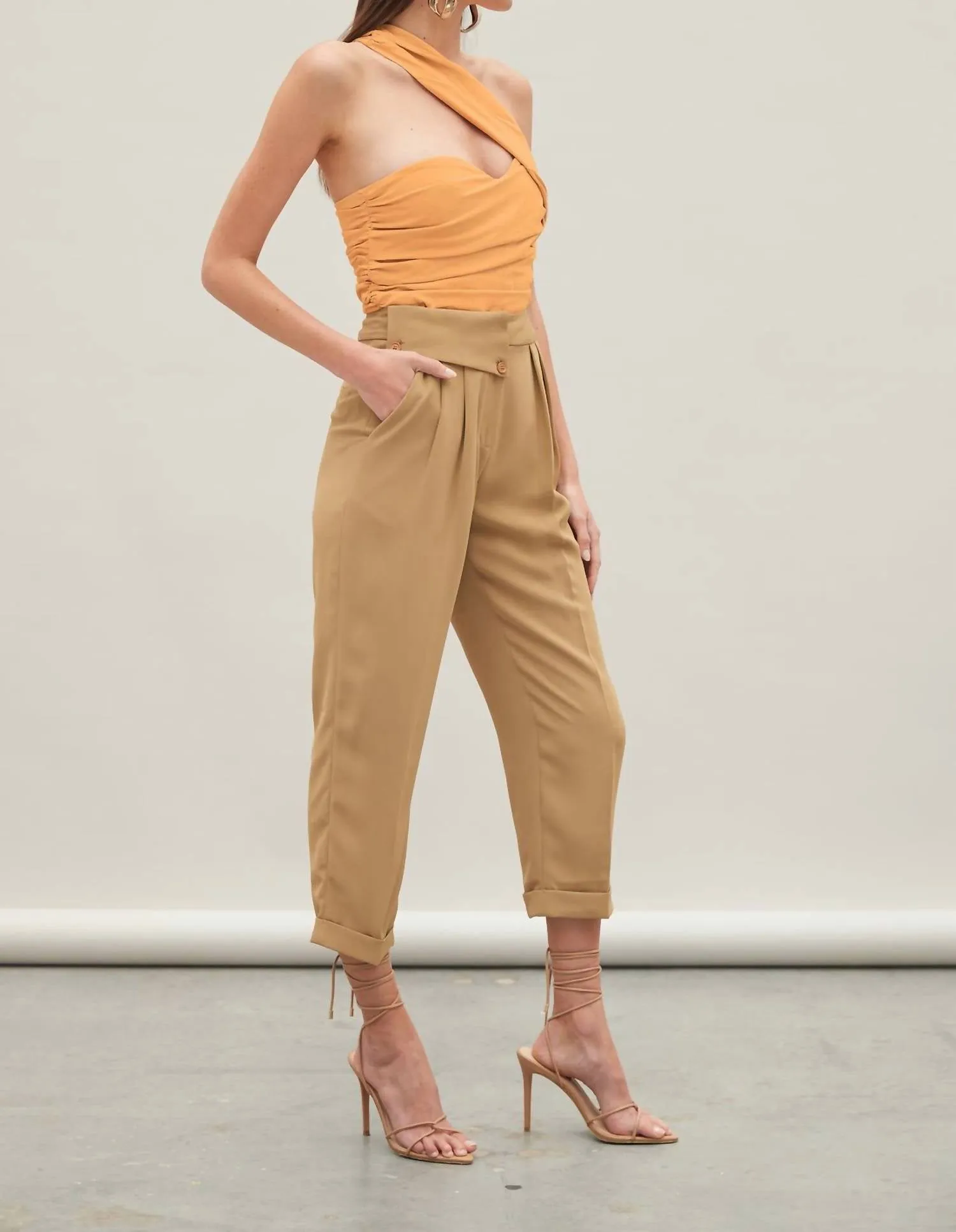 Never Really Over Bodysuit In Mango