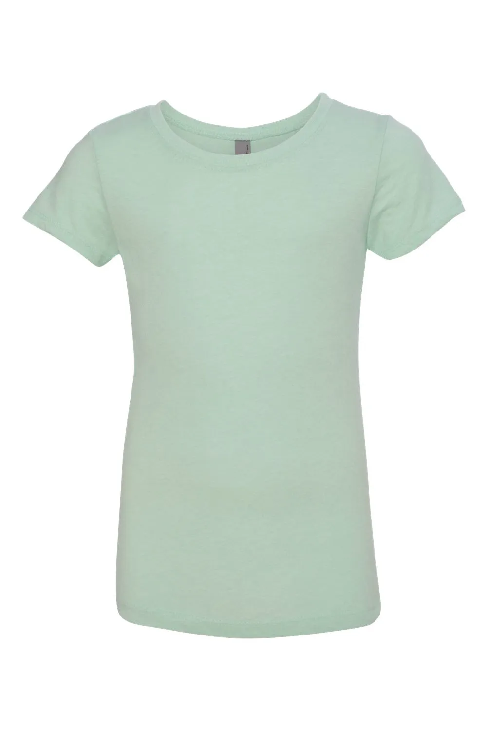 Next Level Youth Princess CVC Jersey Short Sleeve Crewneck T-Shirt - Mint Green