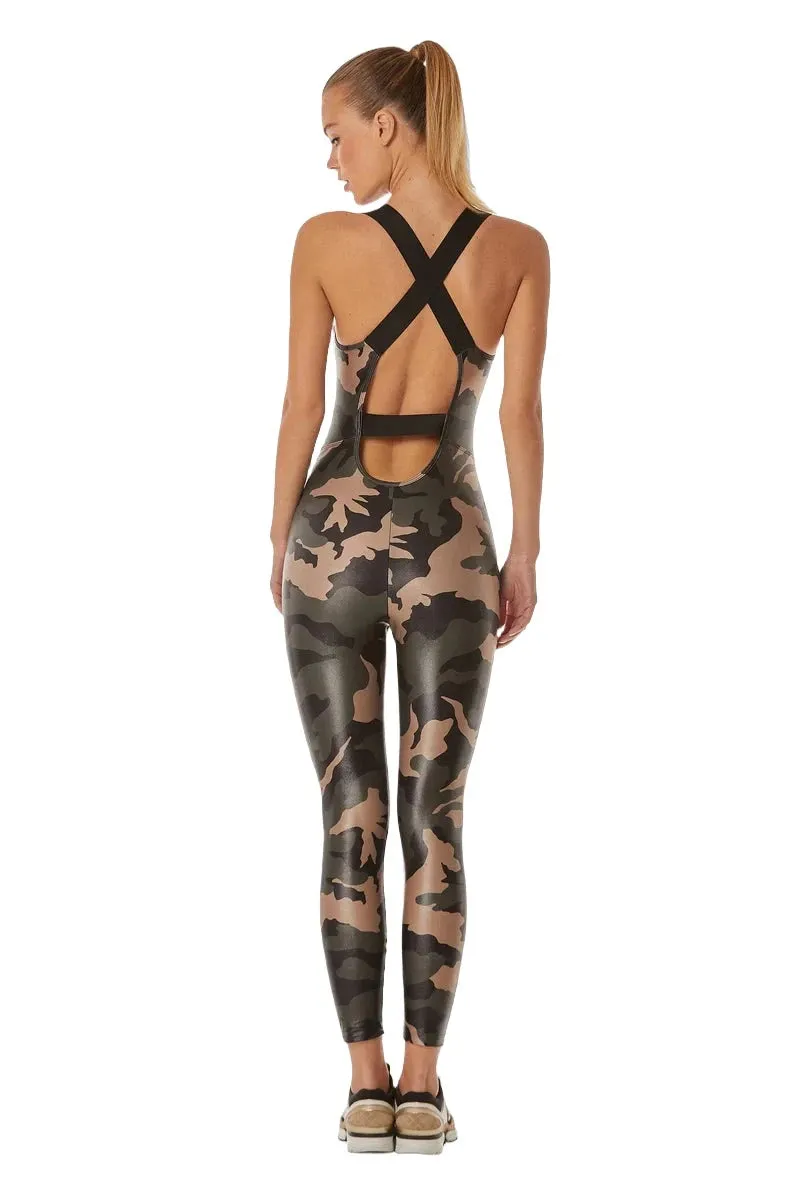 Noli Yoga Liquid Vixen Jumpsuit Camo