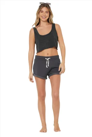 Ocean Drive Black Surf Wash Shorts B8344