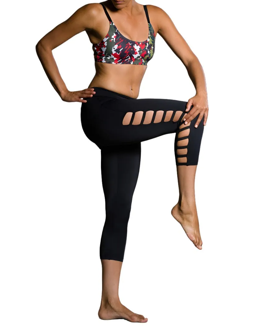Onzie Hot Yoga Elastic Cage Bra Top 316