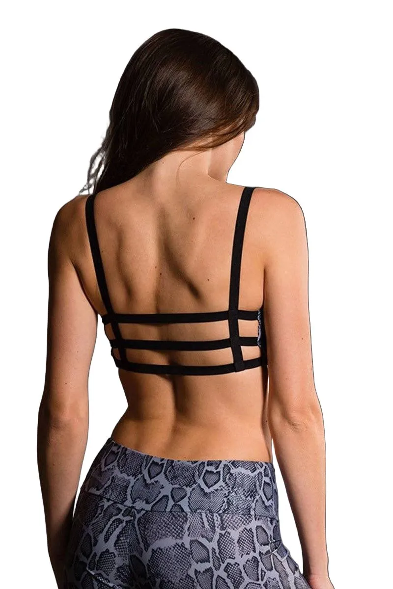 Onzie Hot Yoga Elastic Cage Bra Top 316