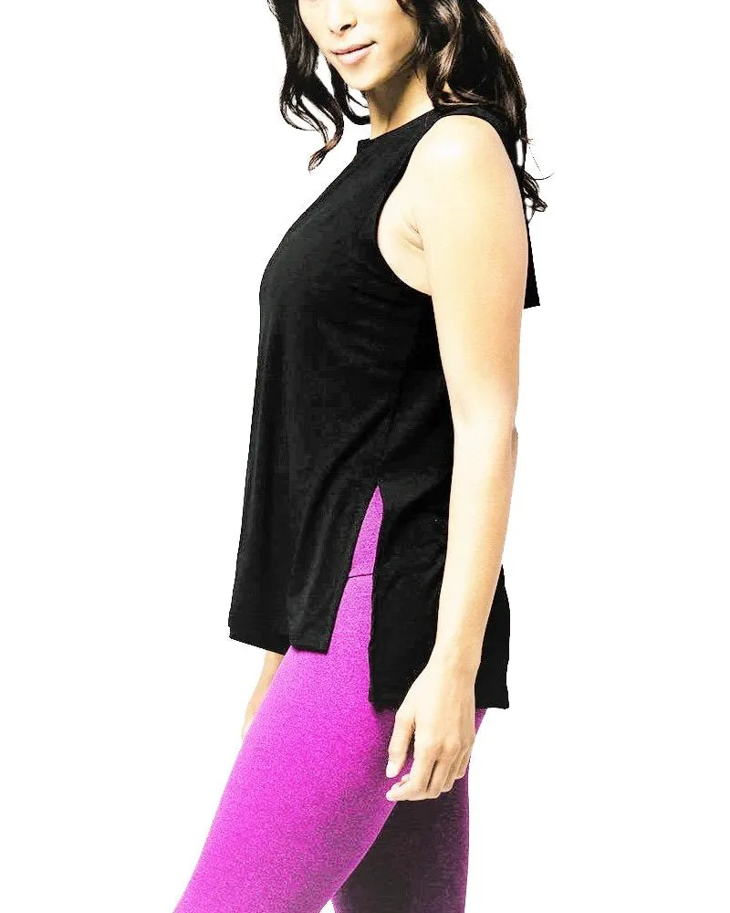 Onzie Hot Yoga Open Back Top 3059 Black
