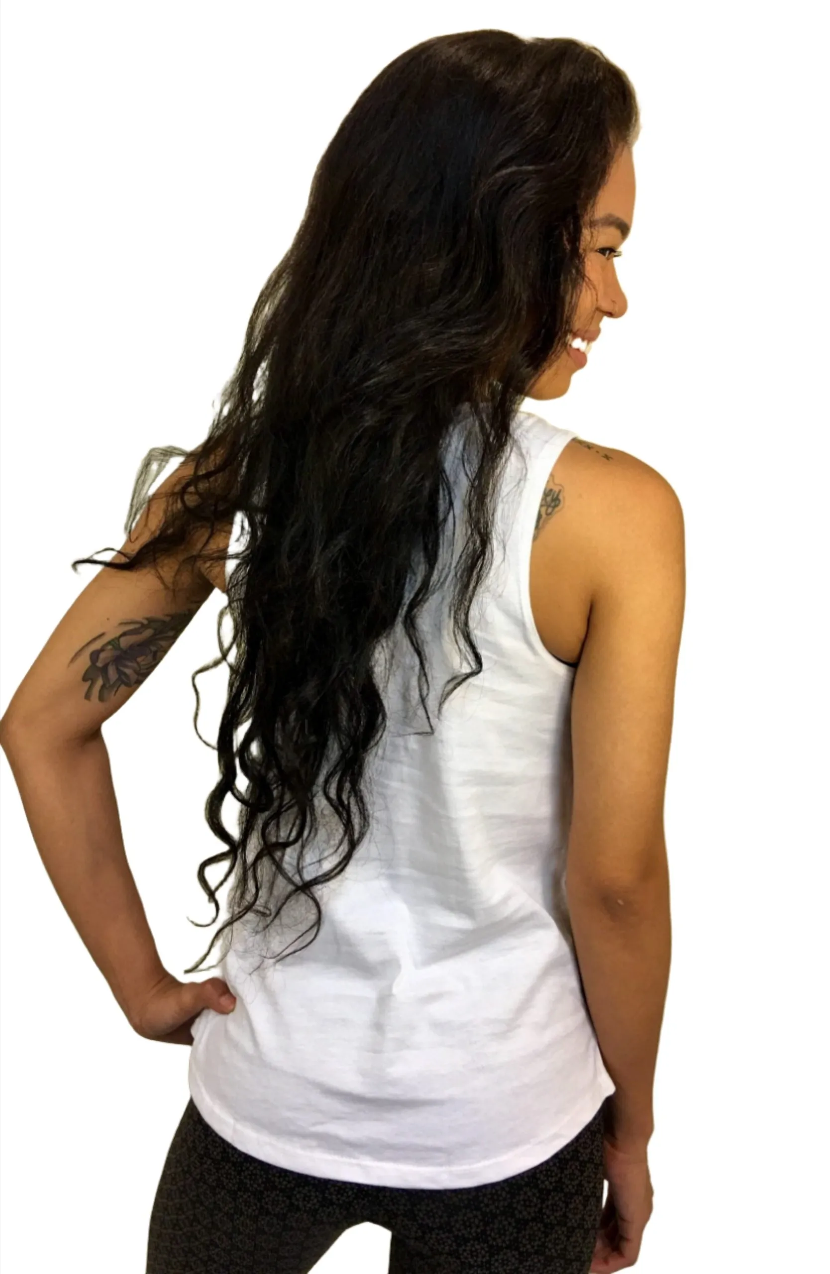 Onzie Nama Tank 370 Higher Vibration White/Silver