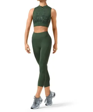 Panel 7/8 Length Leggings In Sycamore