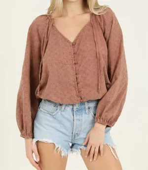 Penelope Blouse In Clay