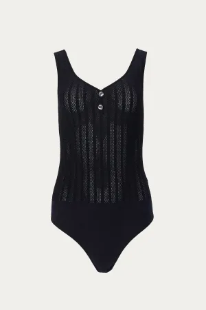 Petra Bodysuit In Deep Midnight