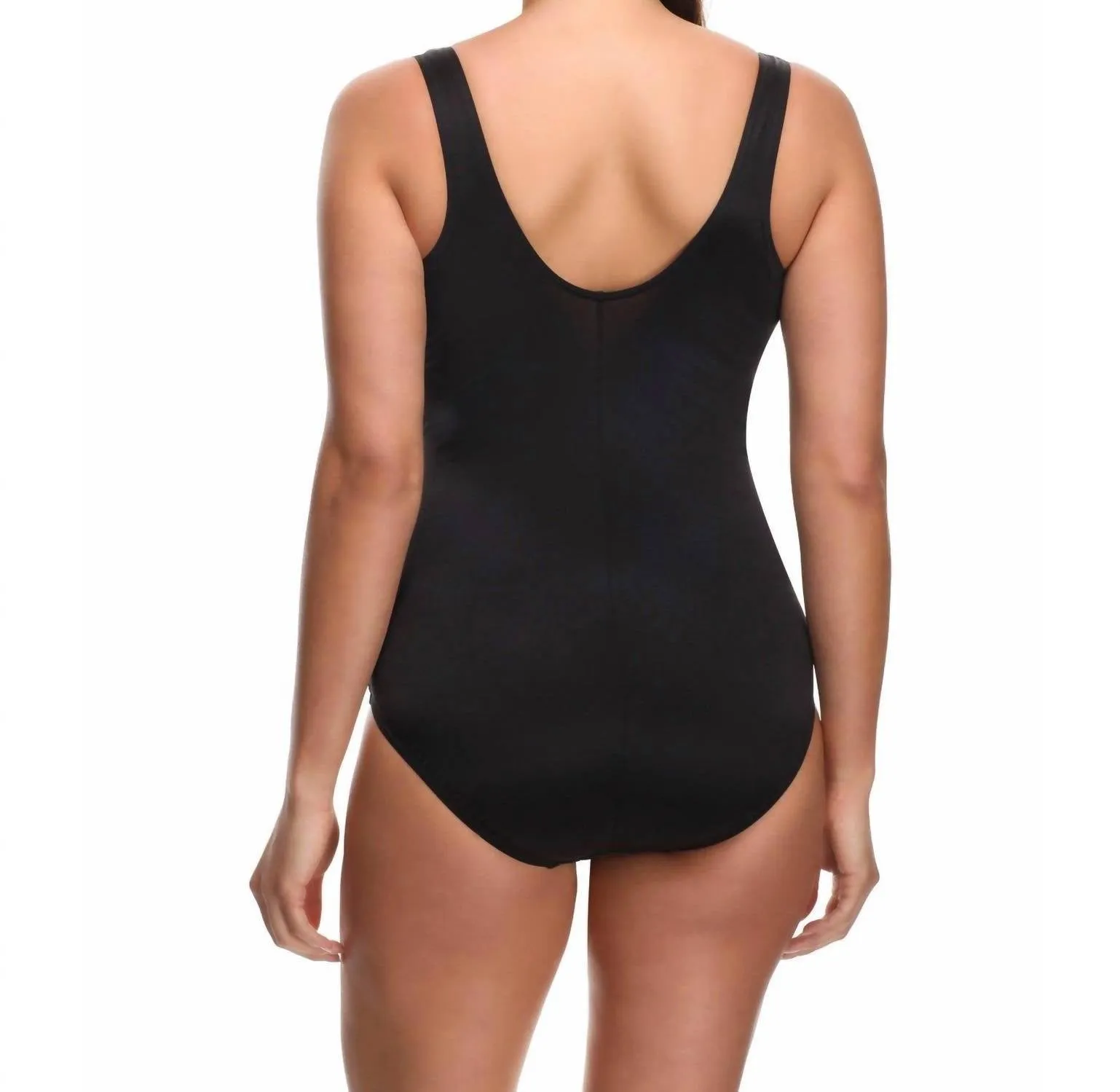 Plus Size Escape Underwire One Piece Swimsuit In Black