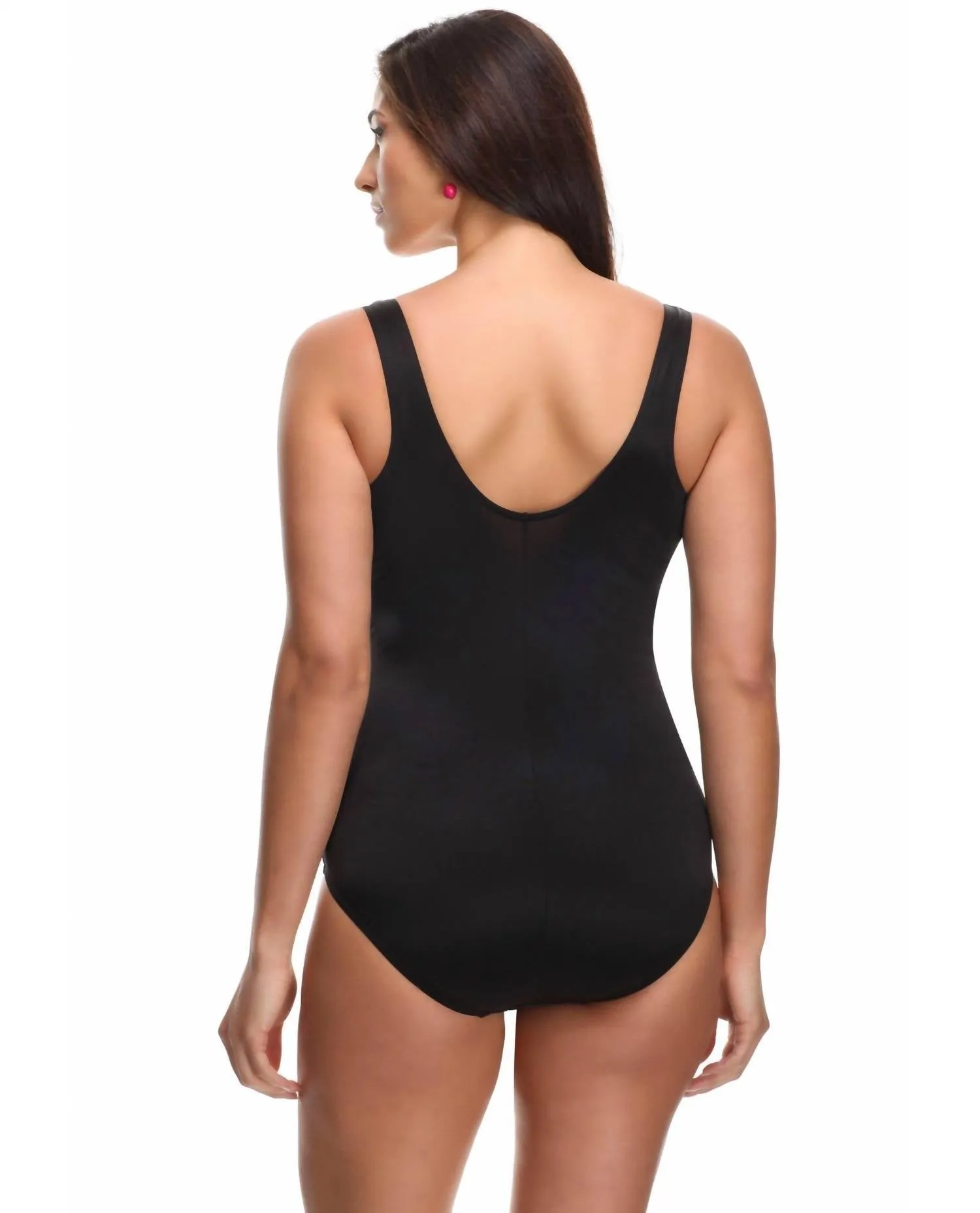 Plus Size Escape Underwire One Piece Swimsuit In Black