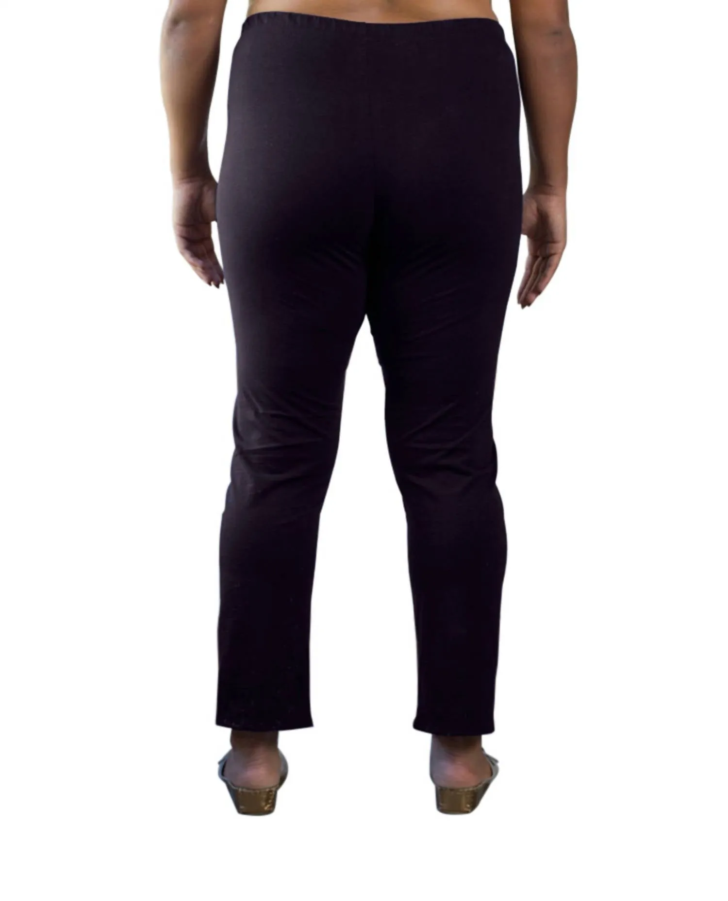 Plus Size Relaxed Leggings In Black