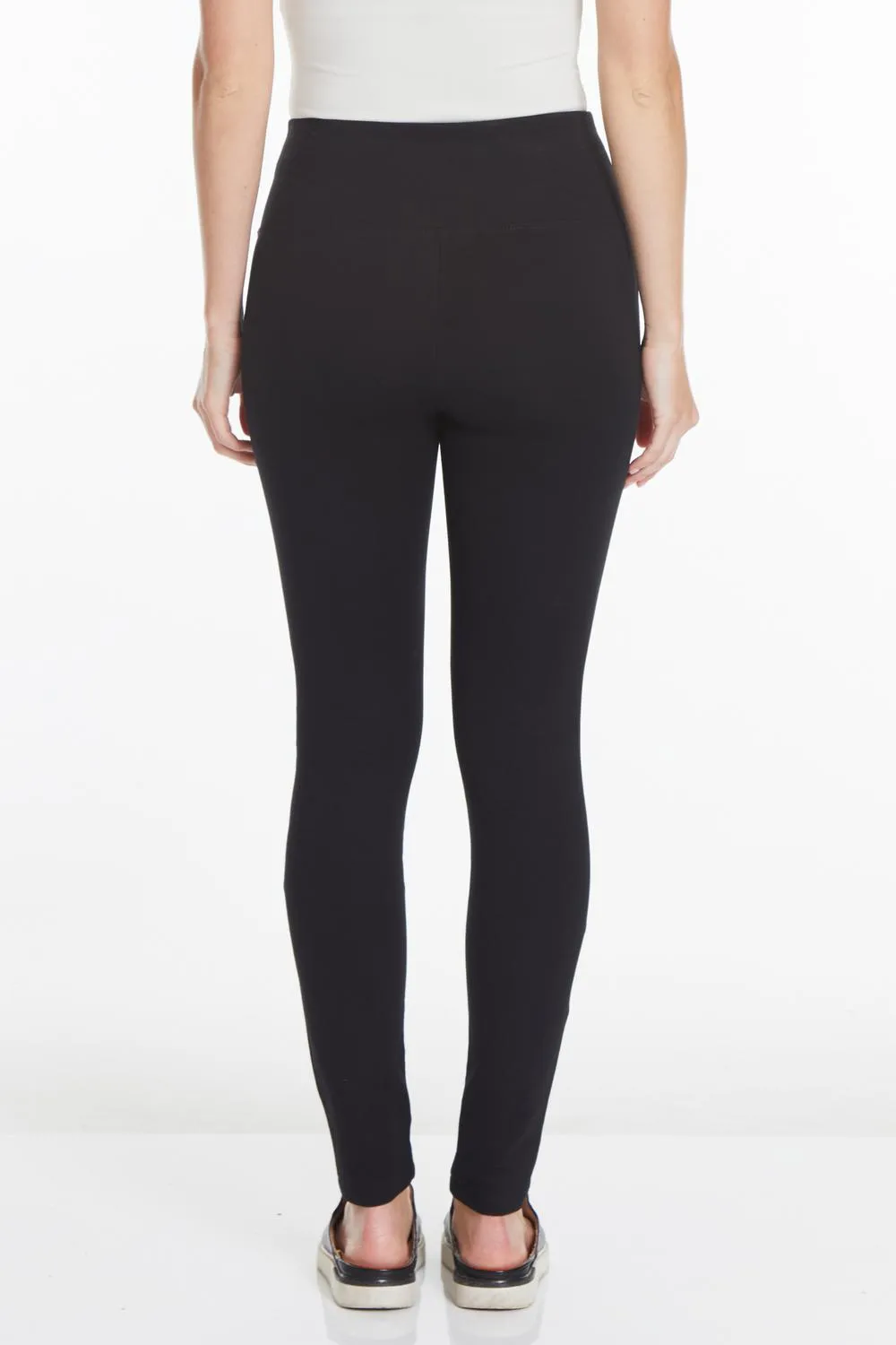 Ponte Leggings In Black
